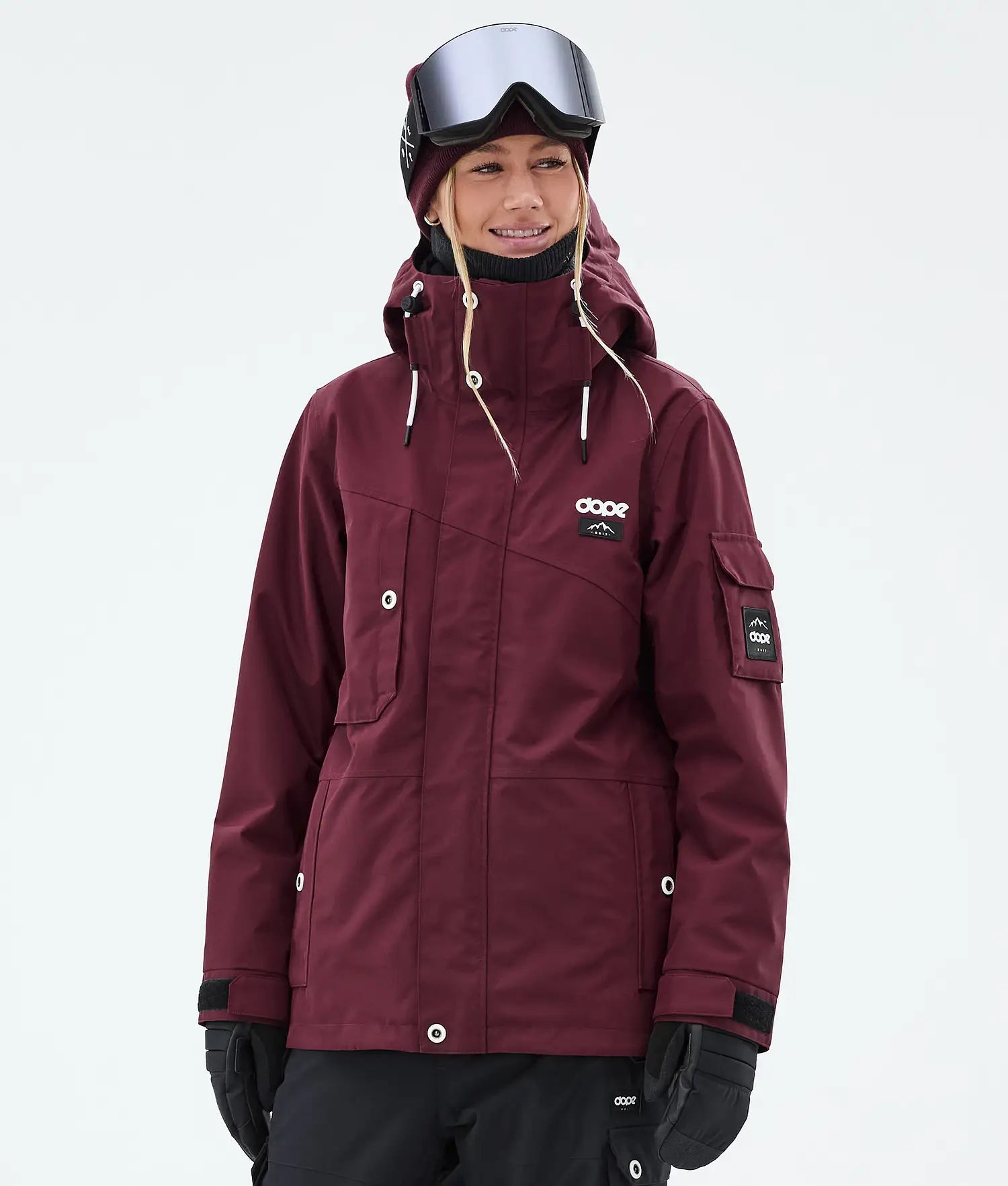 Adept Alpine W Snowboardjacke Damen Burgunder