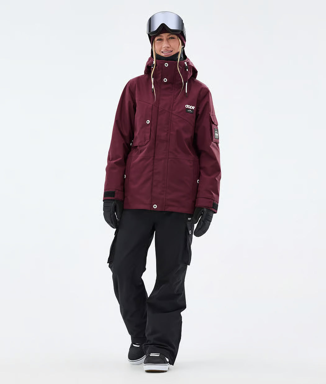 Adept Alpine W Snowboardjacke Damen Burgunder