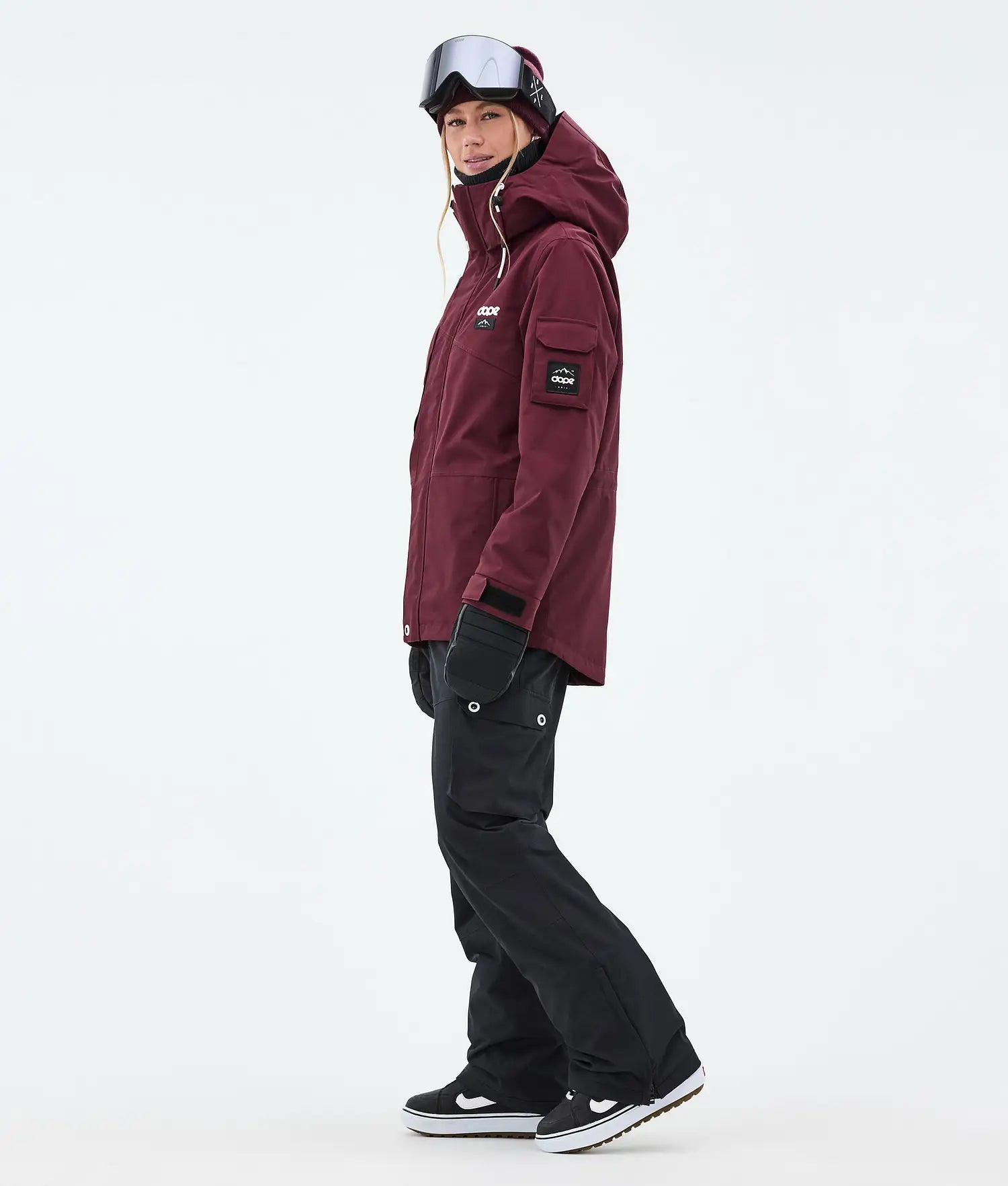 Adept Alpine W Snowboardjacke Damen Burgunder