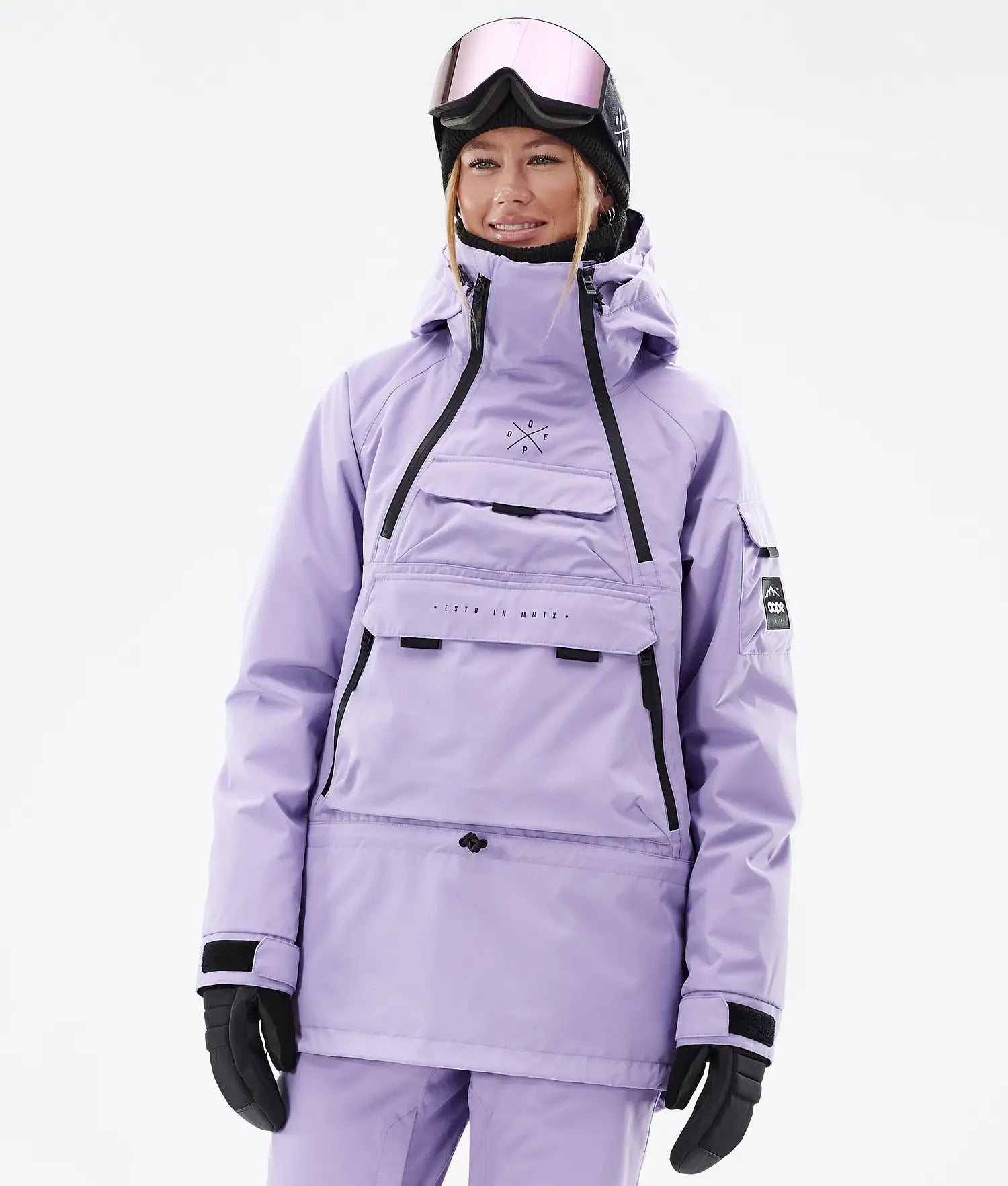 AK W Damen Snowboardjacke, Verblasstes Violett