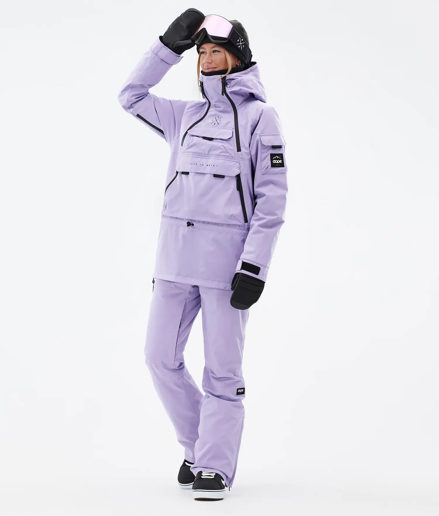AK W Damen Snowboardjacke, Verblasstes Violett