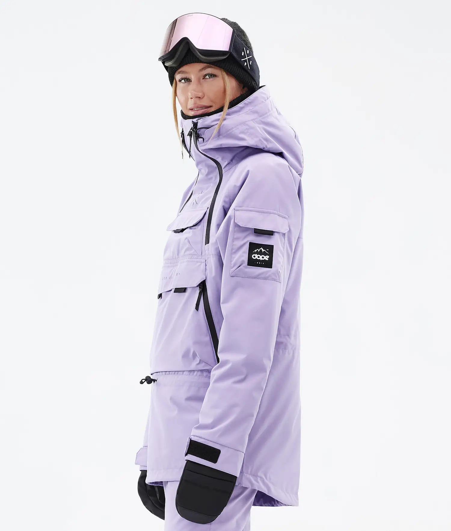 AK W Damen Snowboardjacke, Verblasstes Violett