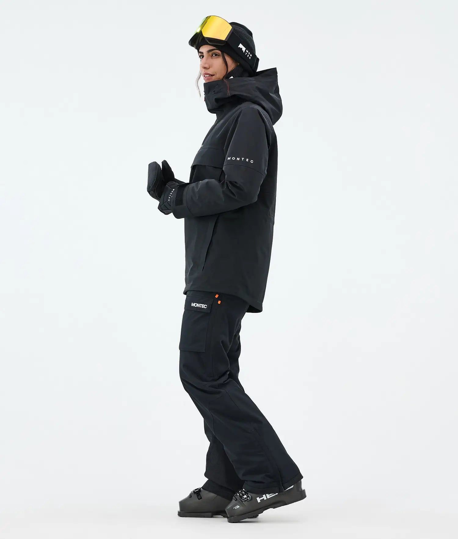 Drift W Skijacke Damen Schwarz