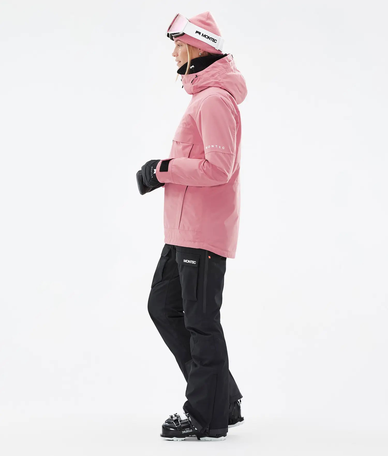 Drift W Skijacke Damen Pink