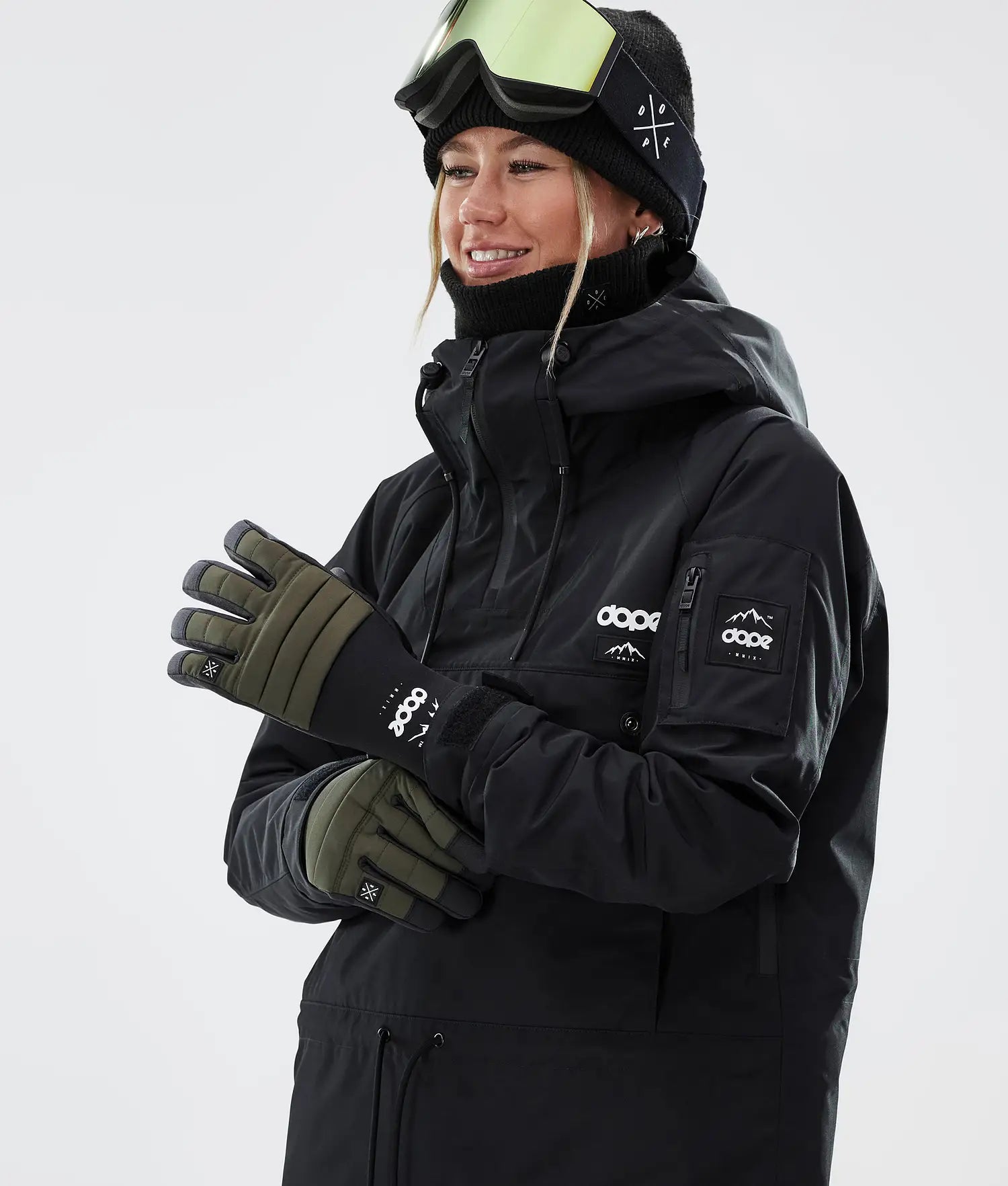 Ace 22 Skihandschuhe Olivgrün