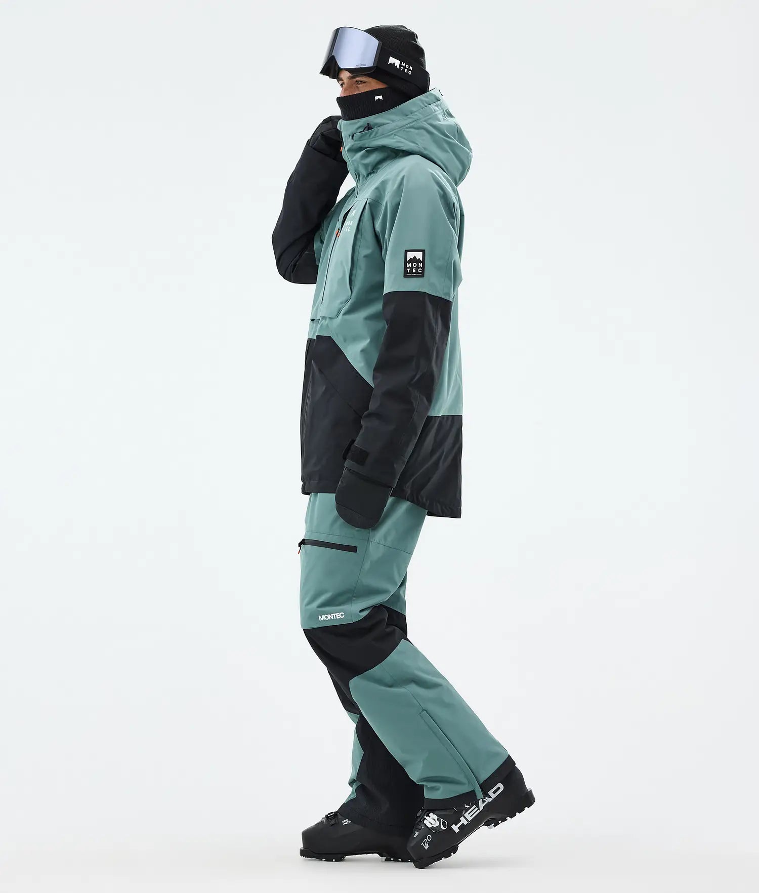 Bow Ski Jacket Herren – Atlantic/Schwarz