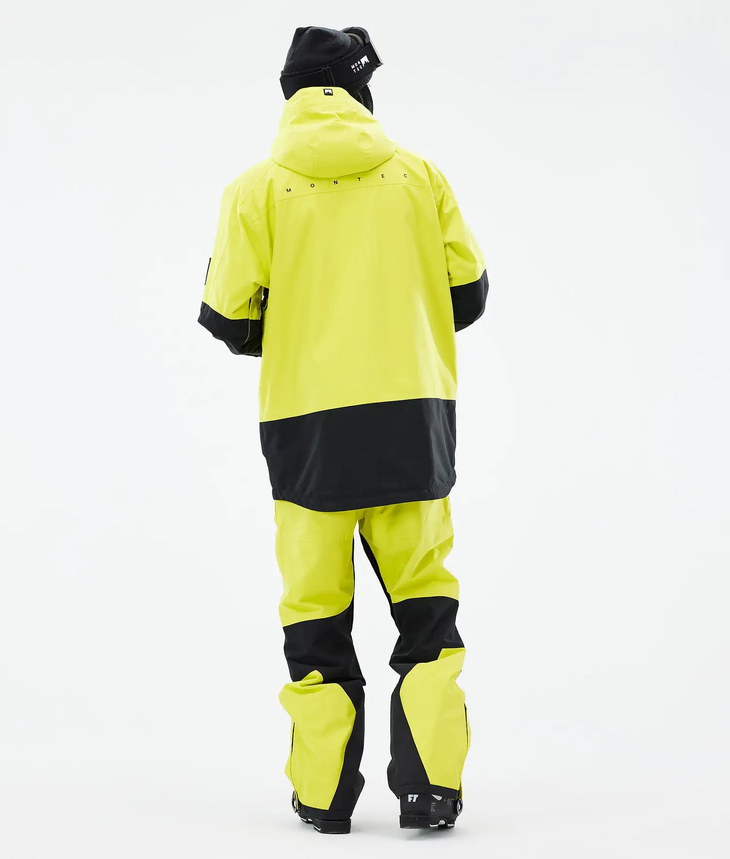 Bow Ski Jacket Herren – Bright Yellow/Schwarz