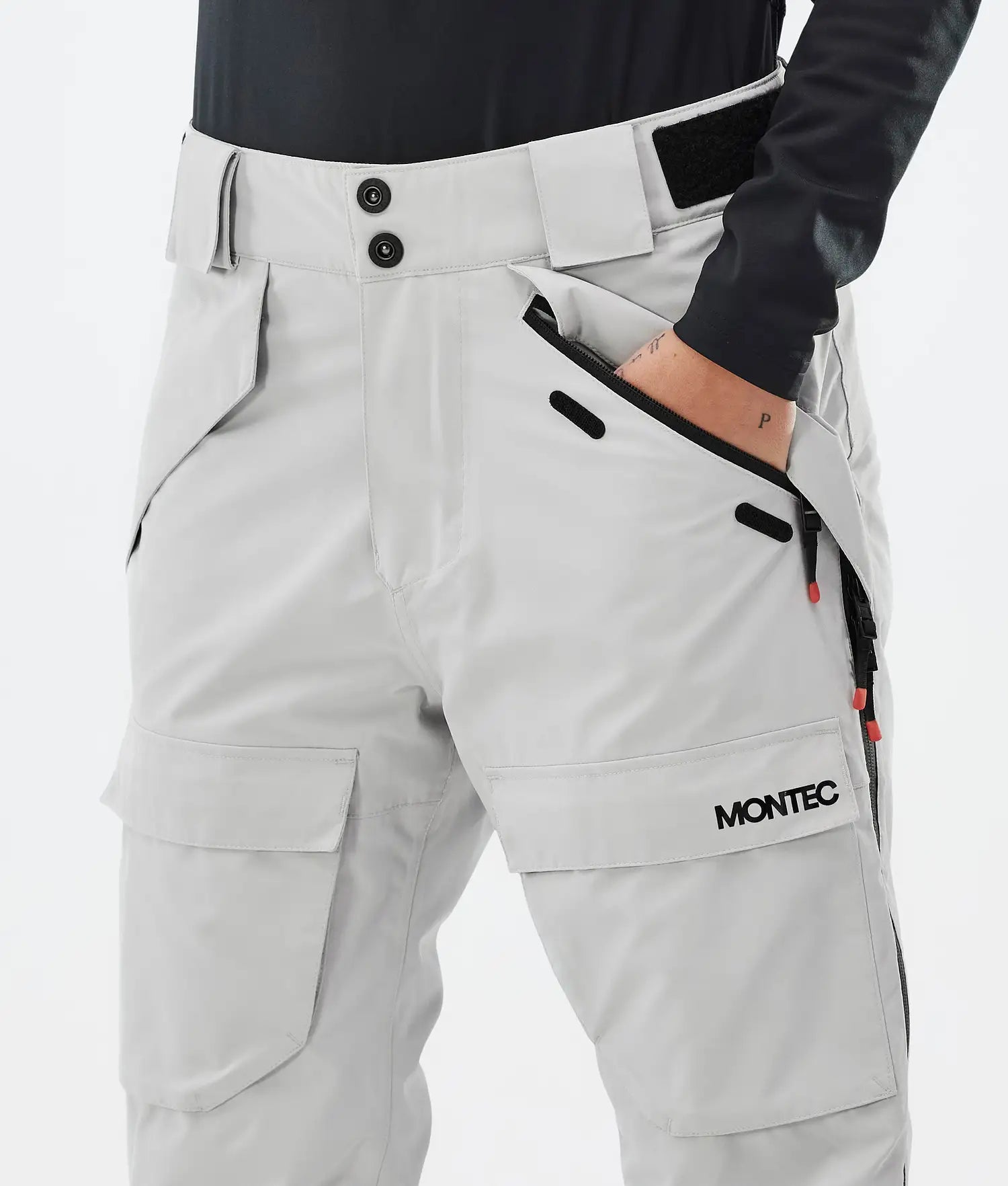 Ascend W Skihose Damen Hellgrau