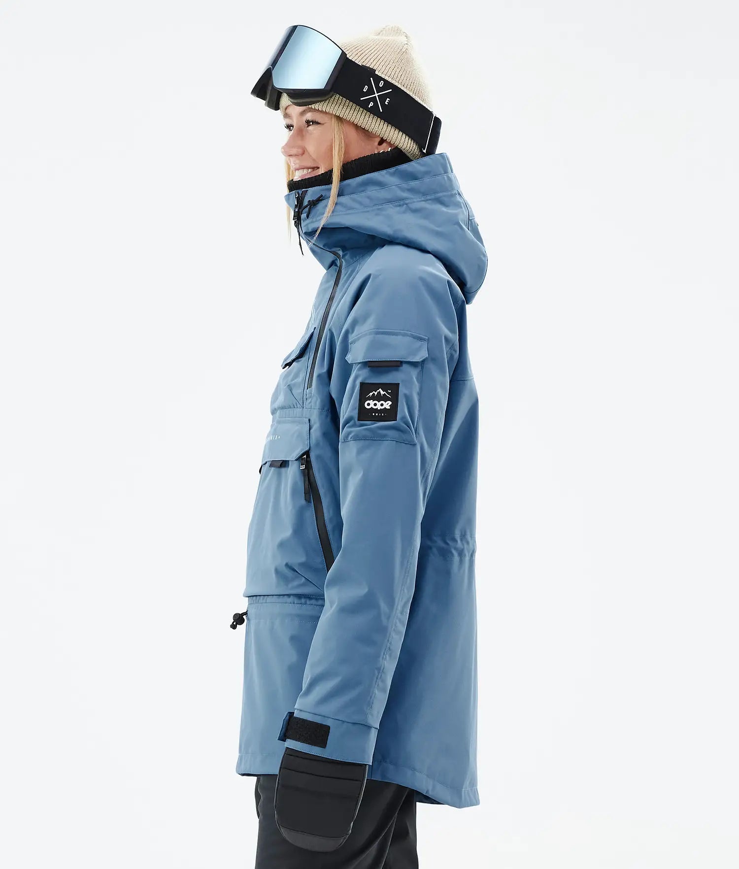 AK W Damen Snowboardjacke, Blue Steel