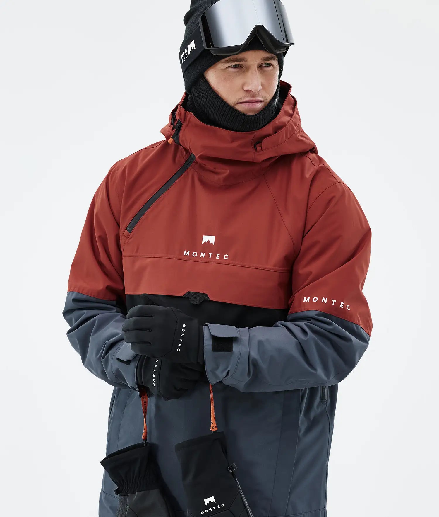 Drift Skijacke – Herren (Rust/Black/Metal Blue)