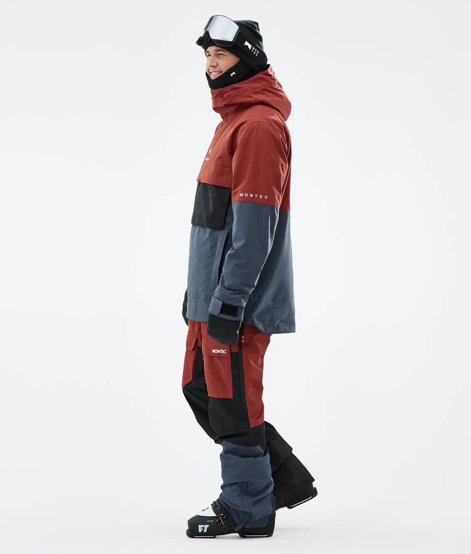 Drift Skijacke – Herren (Rust/Black/Metal Blue)