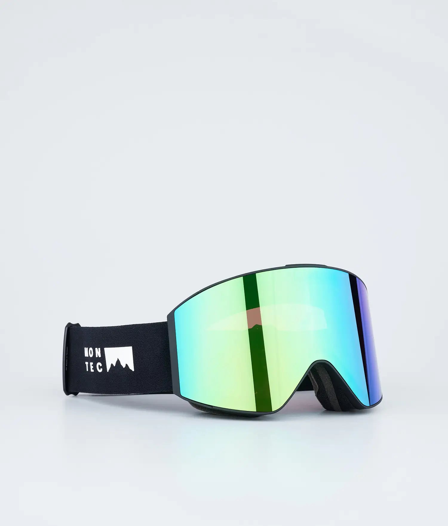 Scope Skibrille Schwarz mit Black Tourmaline Green
