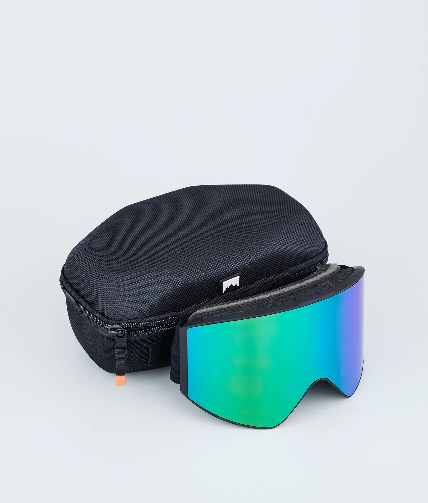 Scope Skibrille Schwarz mit Black Tourmaline Green