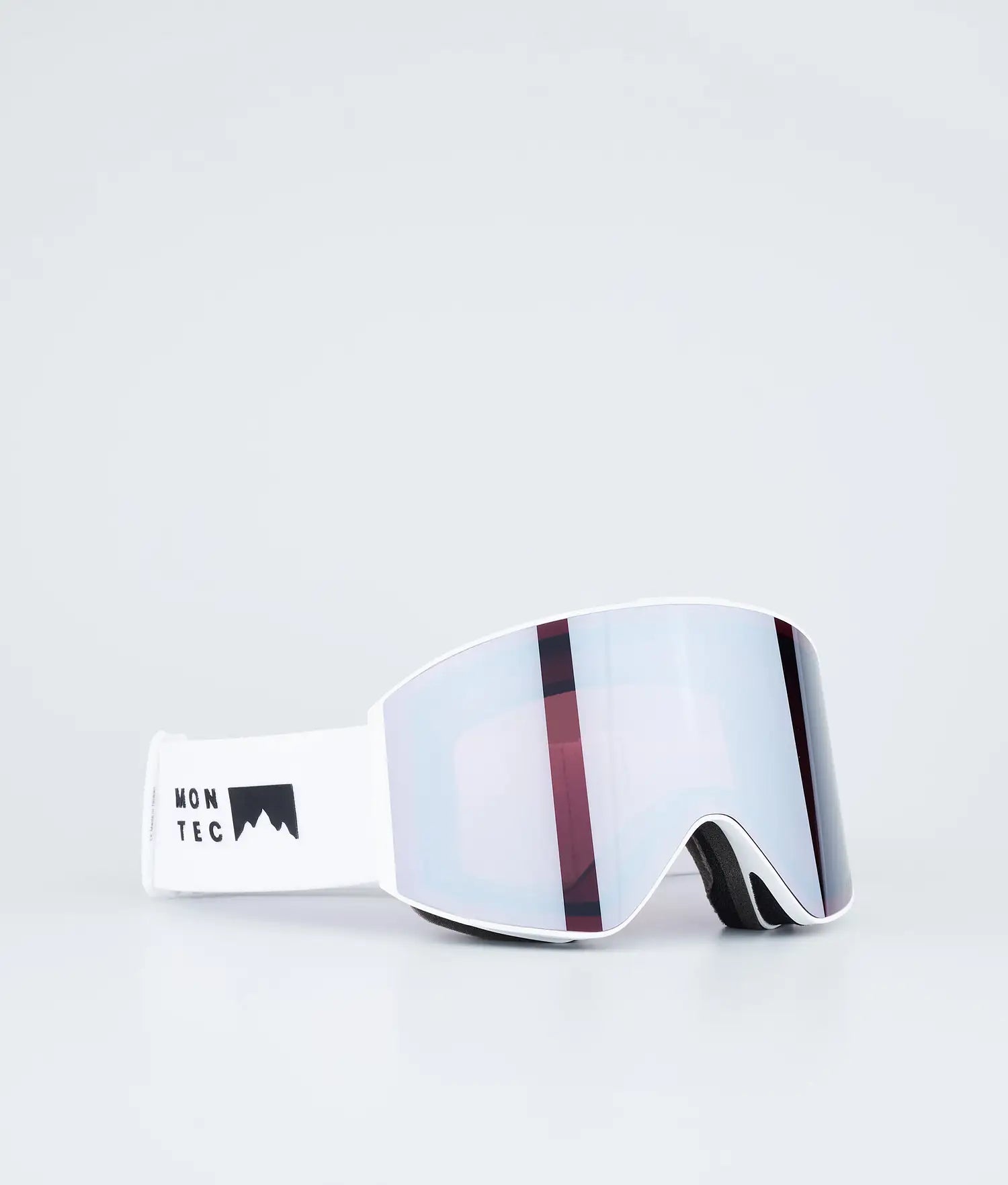 Scope Skibrille Weiß mit White Black Spiegelglas