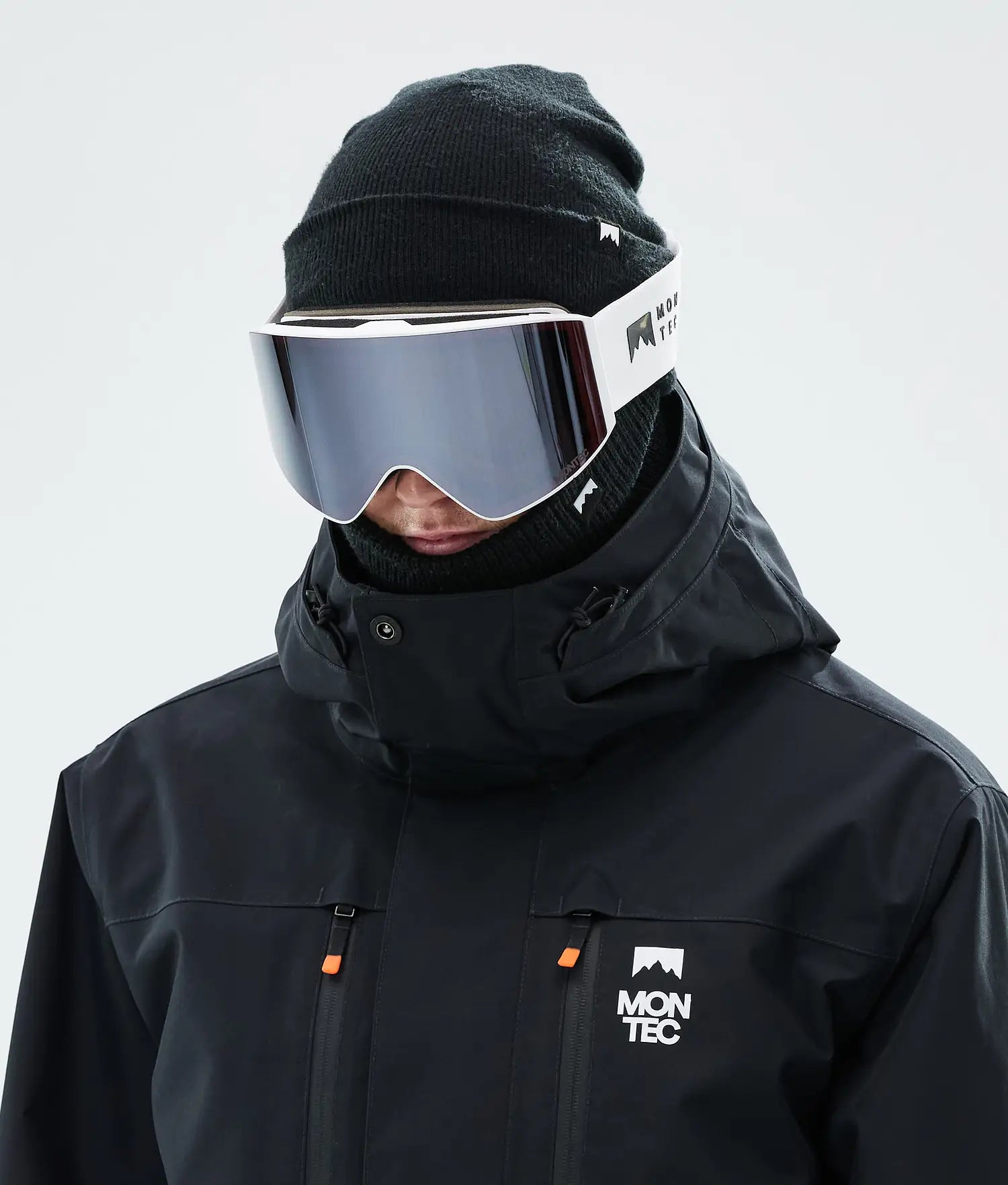 Scope Skibrille Weiß mit White Black Spiegelglas