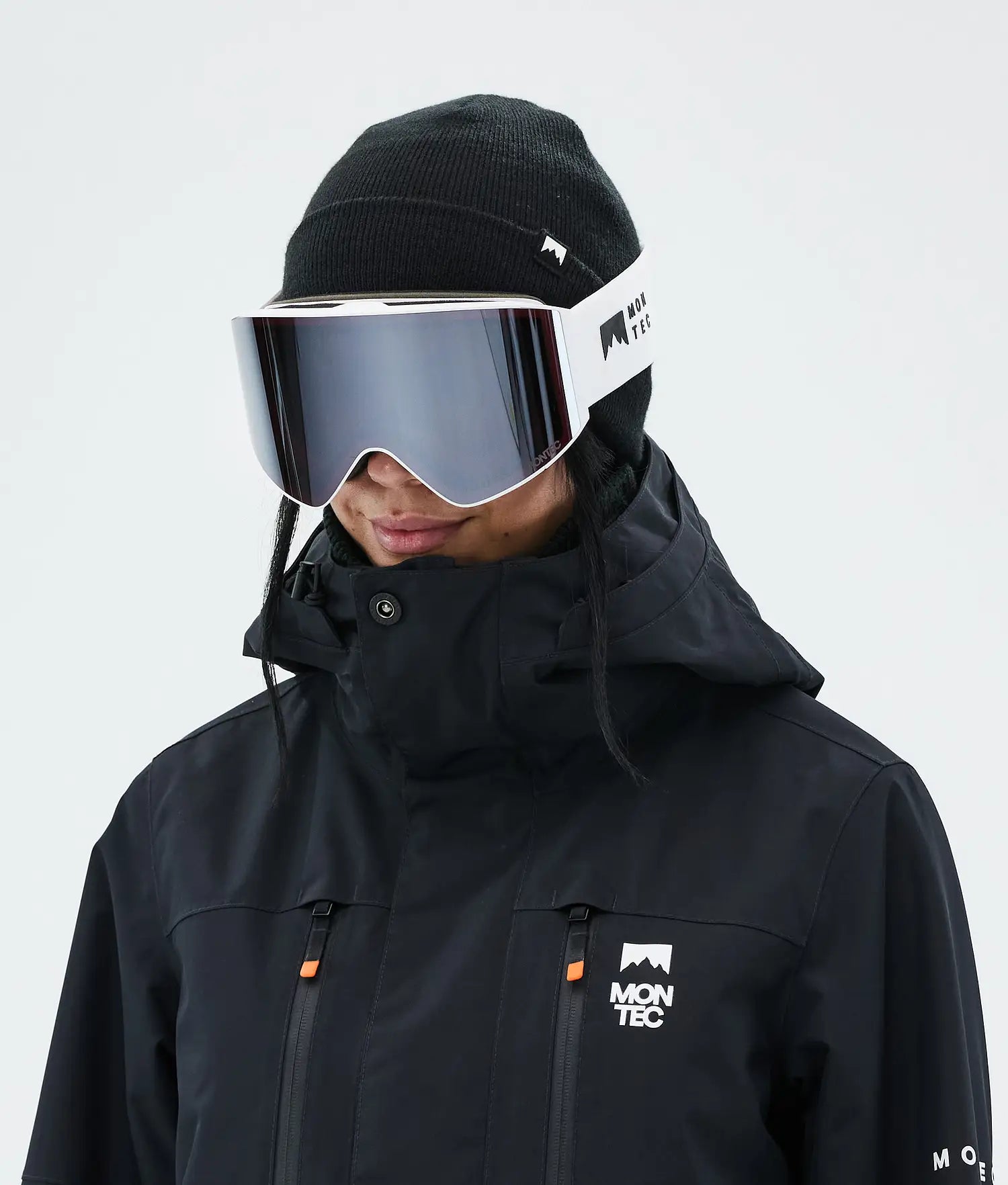 Scope Skibrille Weiß mit White Black Spiegelglas