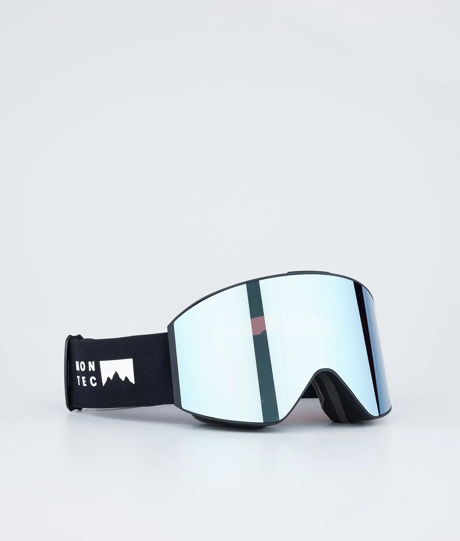 Scope Skibrille Schwarz mit Black Moon Blue Spiegelglas