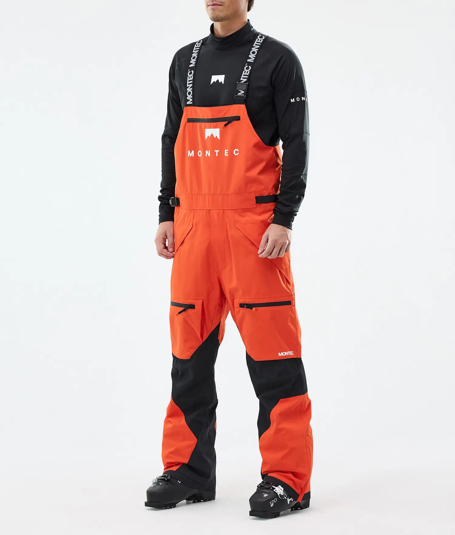 Bow Skihose – Herren (Orange/Black)