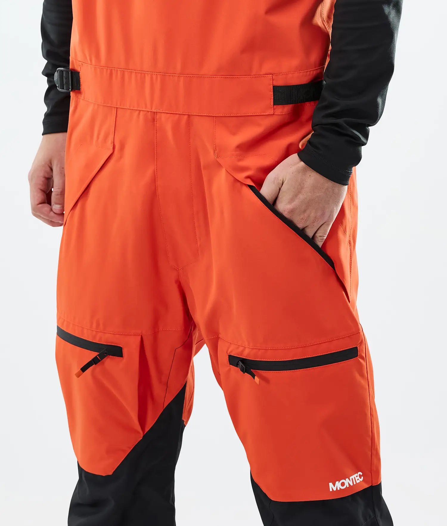 Bow Skihose – Herren (Orange/Black)