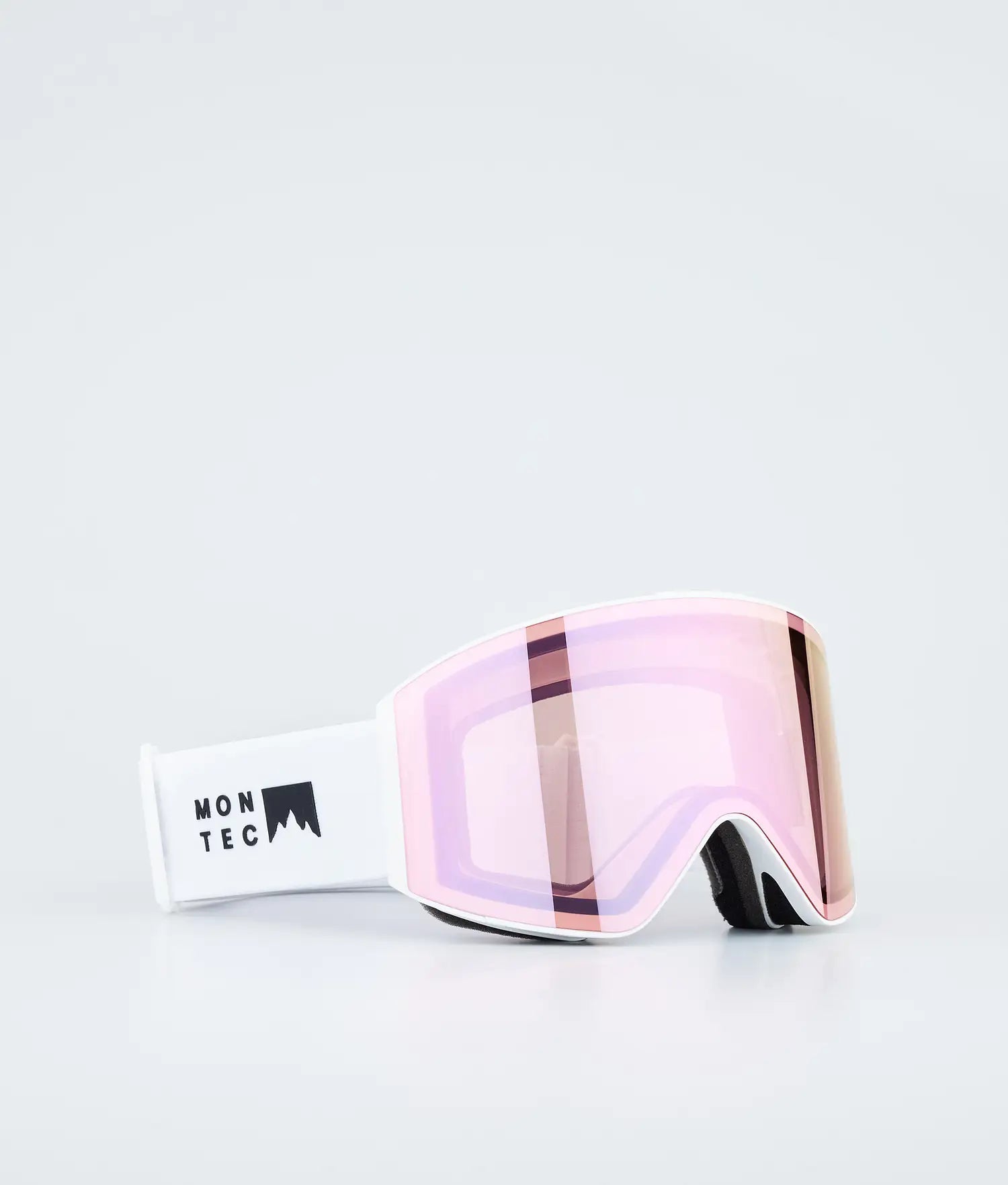Scope Skibrille Weiß mit Pink Sapphire Spiegelglas